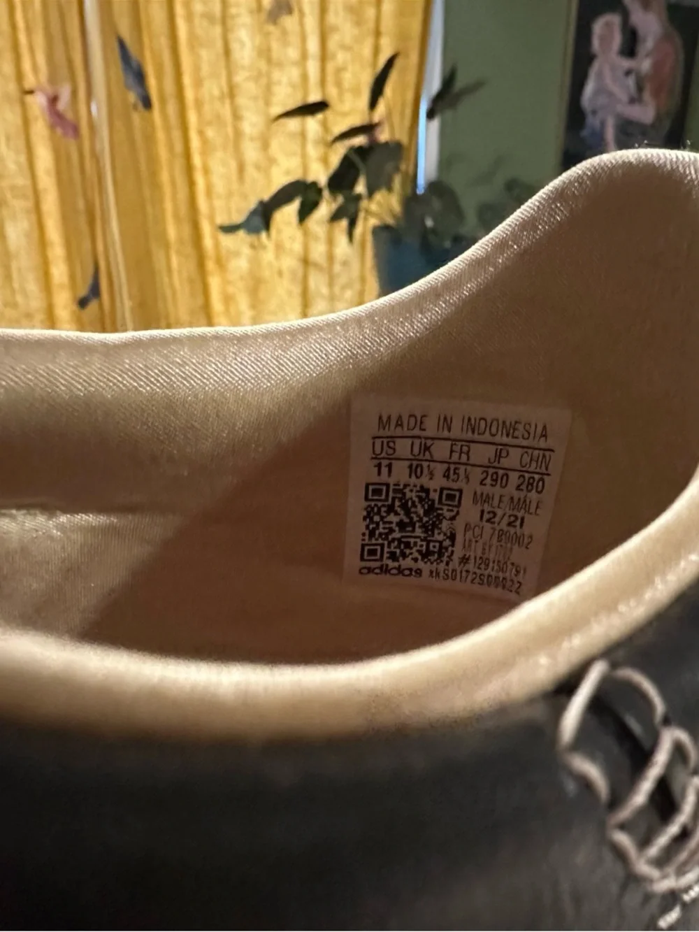 Adidas x Wales Bonner Country Core Black Size 11 - Picture 7 of 7